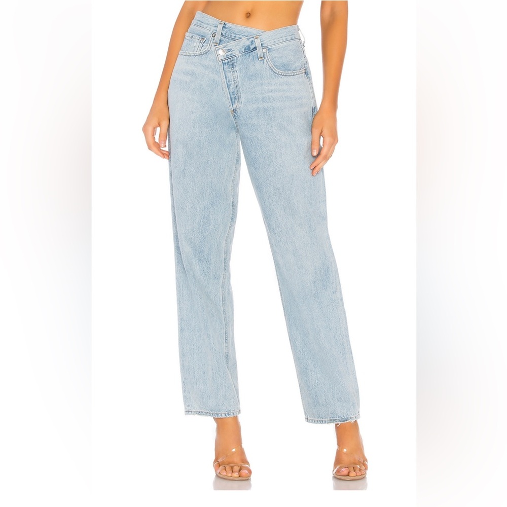 Agolde Criss Cross Upsized Jean in Suburbia